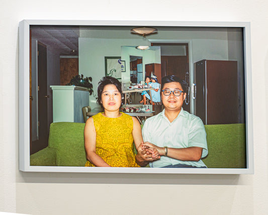 Transit: Two refrigerators (Framed)